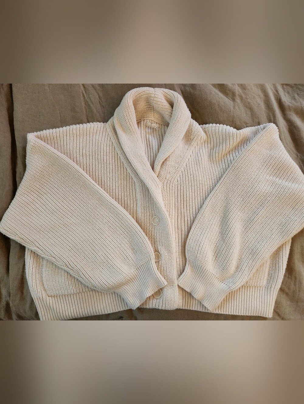 OZMA Sloan Cardigan (Ecru)